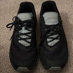 On Cloud Running Shoes in Black and Gray